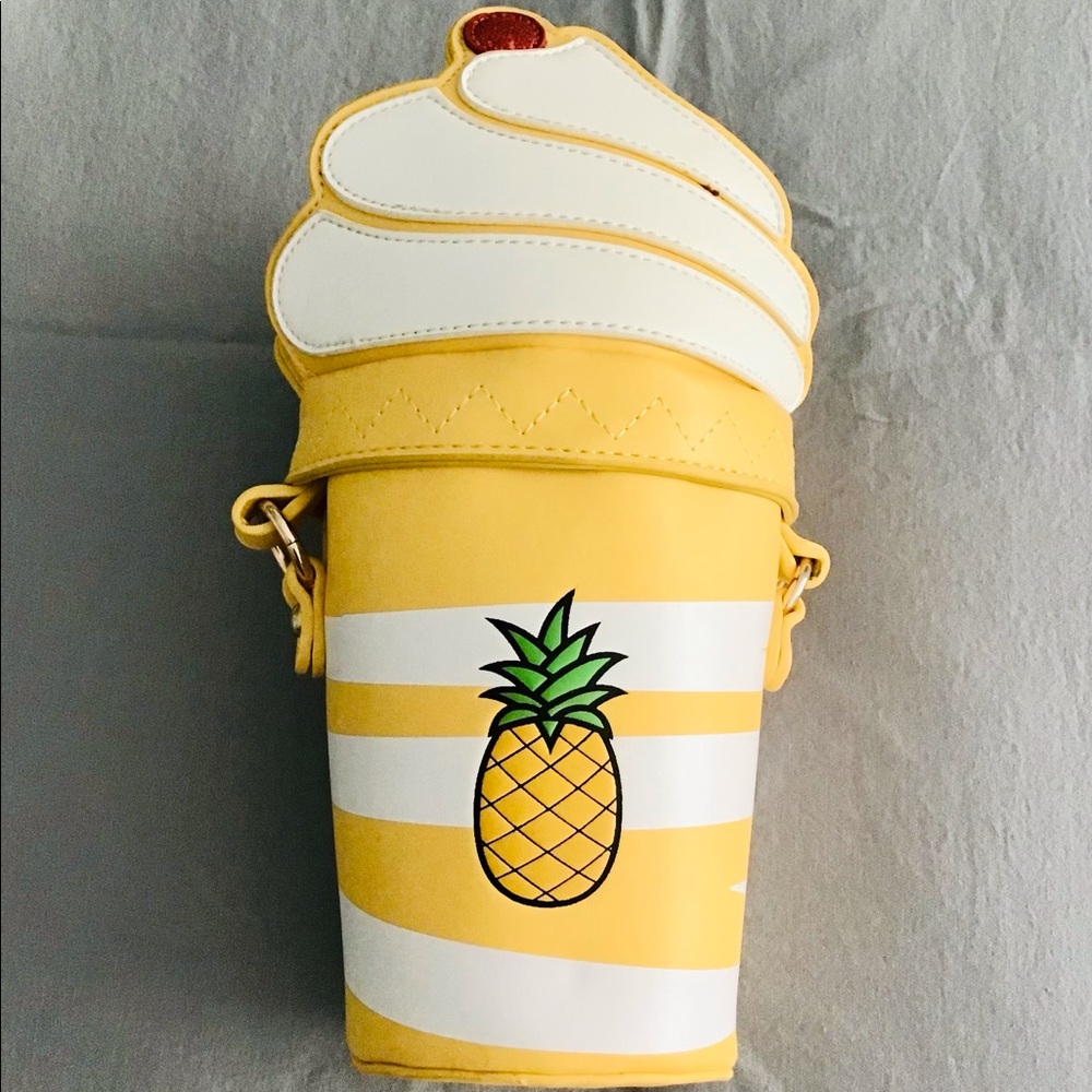 Pineapple Dole Whip crossbody purse (Cakeworthy x Disney)